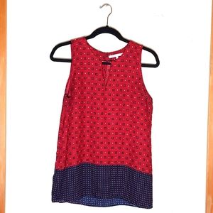 Violet + Claire Sleeveless Top Sz Small